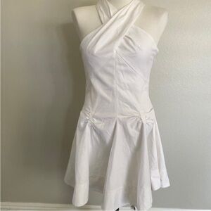 Carven Fit n’ Flare White Dress